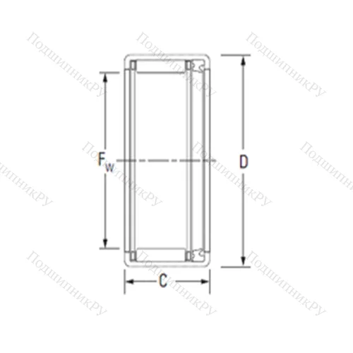 Подшипник игольчатый радиальный JT-66