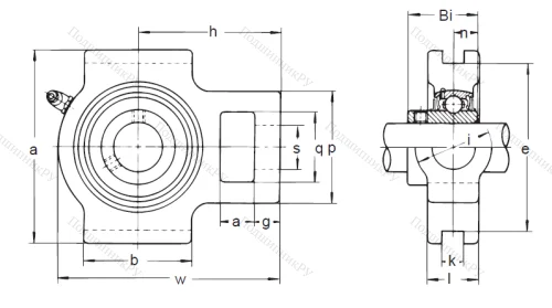 Подшипниковый узел UCT 306 в Сургуте