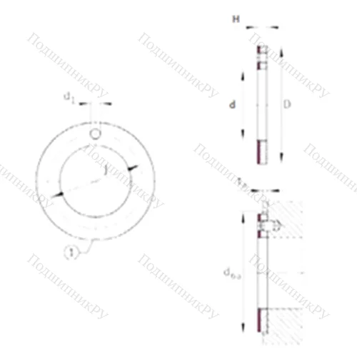 Подшипник скольжения EGW 32-E 40