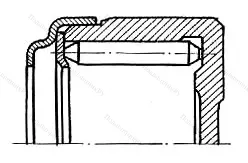Модификация подшипника 804807К5С10 размер 33,635x50x31