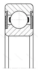 Подшипник  61803-2RS (1180803) размер 17x26x5 от производителя  SKF
