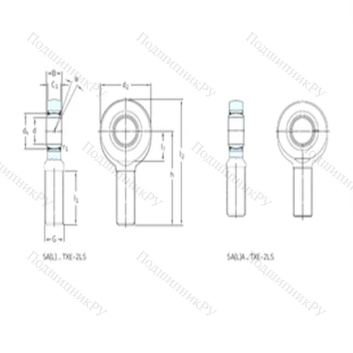 Подшипник скольжения сферический SALA 40TXE-2LS