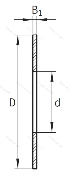 Игольчатый подшипник упорное кольцо AS 5578
