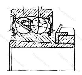 Модификация подшипника 2В0-811708С17 размер 40x85x39