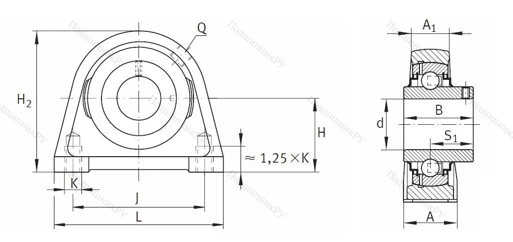 Подшипниковый узел