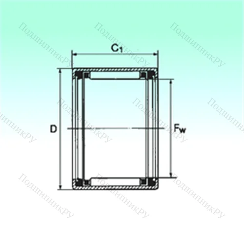 Подшипник игольчатый радиальный HK 2220 2RS