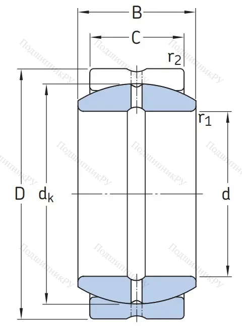 Шарнирный подшипник GE 50 ES