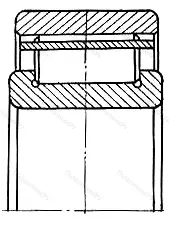 Модификация подшипника 954712К1 размер 60x120x58/60 ГПЗ-10