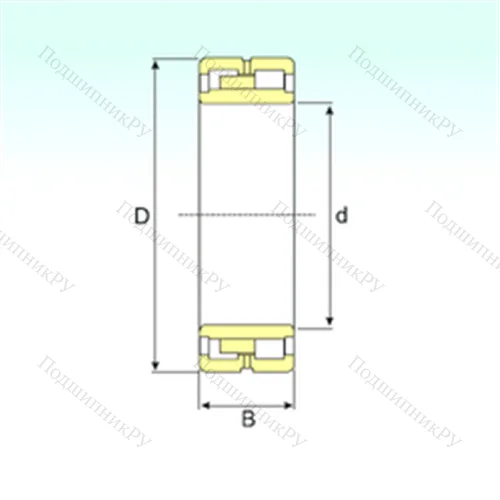 Подшипник роликовый радиальный NNU 40/530 KM/W 33 от производителя  ISB