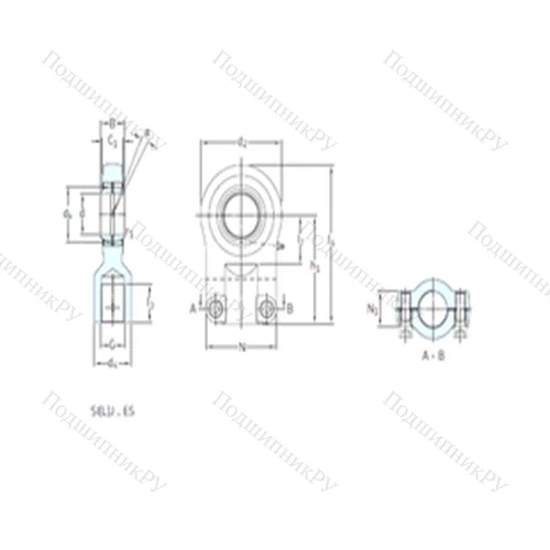 Подшипник скольжения сферический SILJ 12E