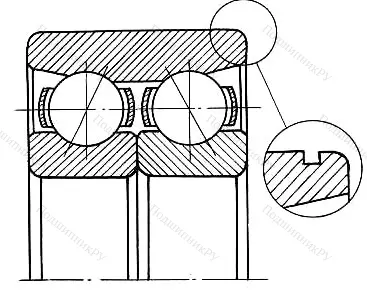 Модификация подшипника 6-156704 размер 20x50x20,6