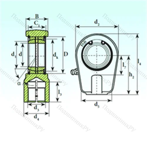 Подшипник скольжения сферический TAPR 440 N