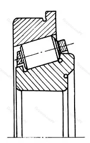 Модификация подшипника 677/965МУ размер 965x1115x54 от производителя  ГПЗ-9