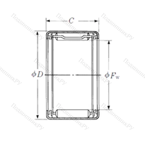 Подшипник игольчатый радиальный FJTT-2016