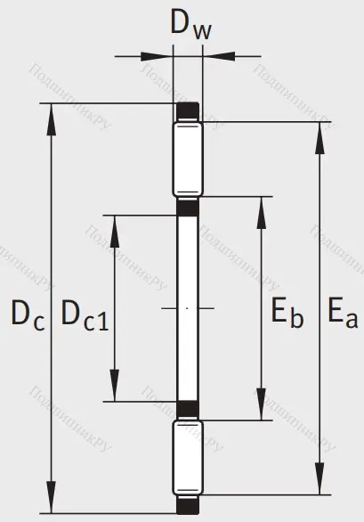 Игольчатый подшипник подшипник AXK 6590 A/0-10
