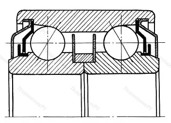 Подшипник  886801 размер 12,2x75x75