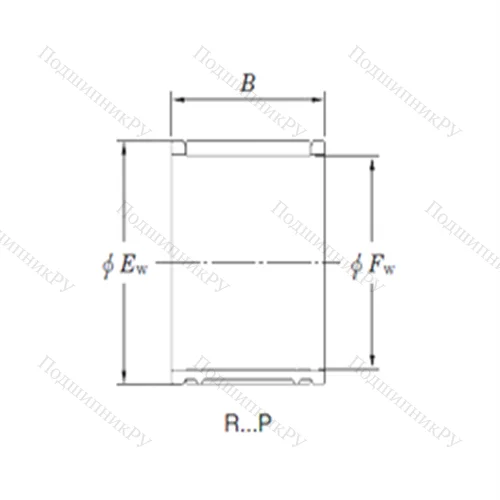Подшипник игольчатый радиальный 20R 2513P