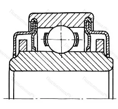 Подшипник  770068 размер 8x22x12,7