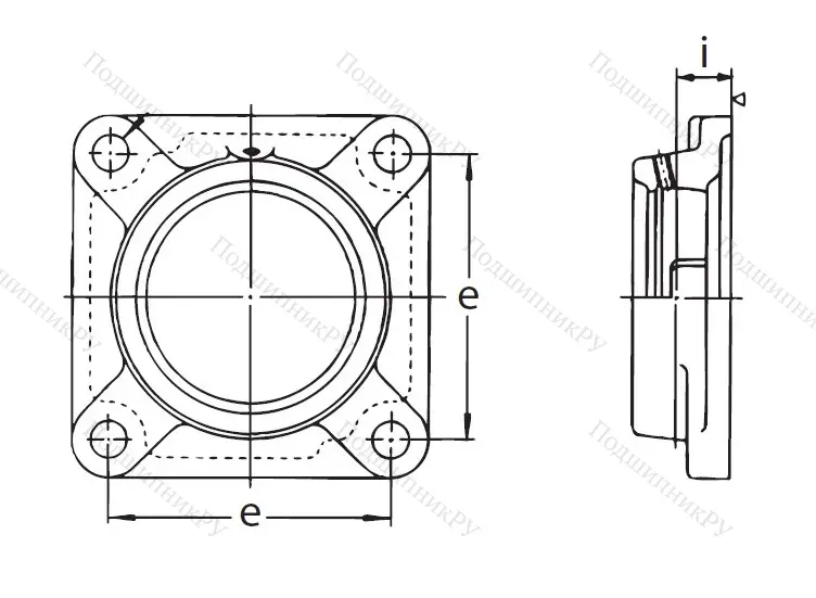 Подшипниковый корпус F 205 ASAHI
