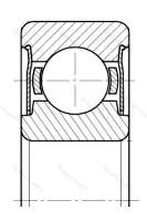 Подшипник 6205-2Z размер 25x52x15