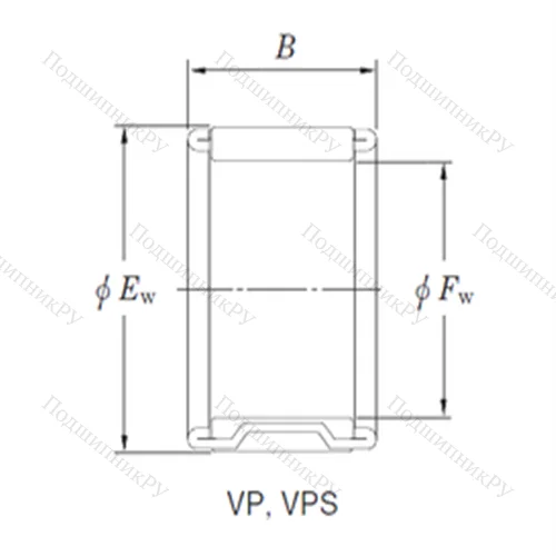 Подшипник игольчатый радиальный 43VP 5240
