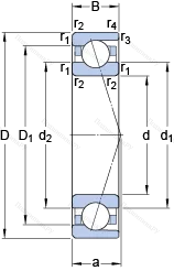 Подшипник 71936 CD/P 4A в Сургуте