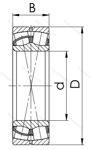 Сферический роликовый подшипник 53517 АН (22217 CW 33) в Сургуте