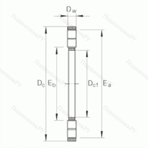Подшипник роликовый упорный K 89413-TV