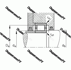 Подшипник NU 1010-M 1
