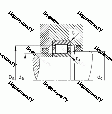 Подшипник NJ 2205-E-TVP 2
