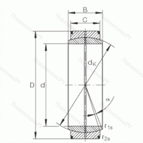 Подшипник шарнирный GE 460-DO