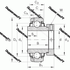Подшипник GE 25-KRR-B