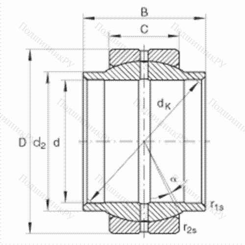 Подшипник шарнирный GE 20-LO