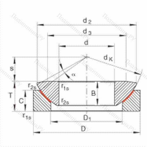 Подшипник шарнирный GE 10-AW